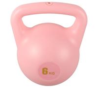 GALPADA 6kg Water Filled Kettlebell Weight Dumbbell Kettlebell with Anti-slip Grip Stylish Chic Pink Design Pe Material Strength Training for Home Workouts