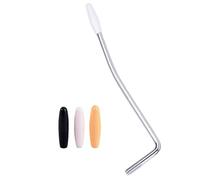 GALPADA 6mm Thread Guitar Tremolo Arm Whammy Bar for Electric Guitar Metal Construction with 3 Caps Adjustable String Tension and Tone for Instrument Replacement in Silver