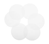 GALPADA 6Pcs 6-Inch PC Round LED Light Diffuser Shades for Recessed Downlight, Anti-Dazzling Spotlight Shading Plates for Ceiling Lighting Fixtures