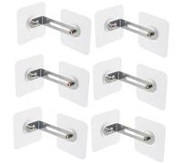 GALPADA 6Pcs Adhesive Furniture Wall Anchors Tip Cabinet Shelf Safety Fixers for Dressers Bookcases Nightstands Proofing No Drill Installation