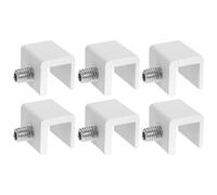 GALPADA 6pcs Aluminum Alloy Sliding Window Locks for Safety and Theft Prevention Rustproof Restrictors with Clamp-Resistant Design Easy Install Security for Ventilation and Home Protection
