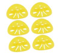 GALPADA 6pcs Beekeeping Hive Escape Tools with One-way Cone Valve Yellow Plastic Bee Escape Entrances for Beehive Management Multiple Entrances for Beekeepers Weather-resistant Design
