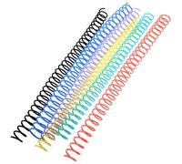 GALPADA 6pcs Binding Spirals Binder Rings Plastic Flexible Book Rings Easy to Carry and Store for Data Sorting and School Use by Students and Teachers