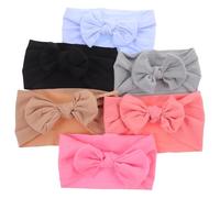 GALPADA 6Pcs Bow Headbands Elastic Hair Accessories for Cute Hairbands for Everyday Use for Any Outfit Occasion