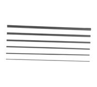 GALPADA 6pcs Carbon Fiber Fishing Pole Repair Connectors Rod Fixing Inserts for Broken Telescopic Rods Repair Kit for Fly Sea