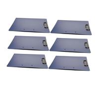 GALPADA 6pcs Clipboard Folder with Flip Cover Dual Horizontal Vertical Clips Document Organizer for Office School Meetings Professional Writing Board