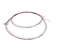 GALPADA 6pcs Colored Metal Guitar Strings Replacement for Acoustic Folk Guitar Rainbow String Set in Iridescent Bag for Beginners and Performance