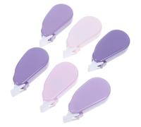 GALPADA 6pcs Correction Tape Practical Correction Tape Purple as Material No Drying Time Easy to Carry Lightweight for Students Supplies Correcting Written Or Printed Documents