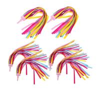 GALPADA 6pcs Detachable Bike Streamers for Boys Weatherproof Handlebar Tassel Ribbons for Scooters Bicycles Easy to Attach Decorative Accessories Enhancing Safety and Outdoor Play