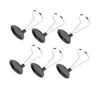 GALPADA 6Pcs Doll Display Rack for 15cm Dolls Portable Toy Model Bracket Adjustable Support Stand for Home and Market Use Black Storage Solution