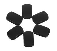 GALPADA 6Pcs Ebony Guitar Tuning Peg Buttons Replacement Square Grip Precision Machine Heads for Classical and Acoustic Guitars Stable Tuner Knobs for Reliable String