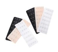 GALPADA 6pcs Extenders Strap Hooks Buckle Extension for Enhanced Comfort Easy Attachment Gentle Skin Compatible with Various Styles Includes White Black Nude Colors