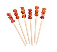 GALPADA 6pcs Fine Point Gel Pens Smooth Writing Meat Skewer Design School Supplies Fun Stationery for Students and Women