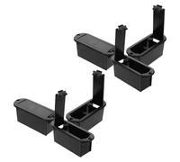 GALPADA 6pcs Guitar Battery Case Battery Holder Cover for Active Bass Pickup Acoustic Electric Guitar Parts Replacement