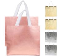 GALPADA 6pcs Hand Bag Reusable Grocery Bags Large Capacity Non-woven Fabric Easy to Carry Comfortable Stylish Design for Traveling and Daily Use