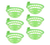 GALPADA 6pcs Hanging Cage Nest Pigeon Hatching Nest Easy Installation Easy to Clean Plastic 5.70x5.70x2.44in Fixed on The Cage for Birds Lovebird Finch