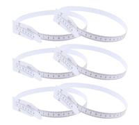 GALPADA 6pcs Head Circumference Measuring Tape Circumference Tape Measure Plastic Flexible Arm Won't Scratch Your Arm White 22.05x0.51x.08inch Suitable for Pediatric Measurement