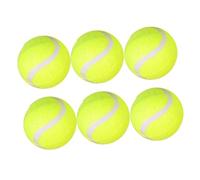 GALPADA 6PCS High Elasticity Tennis Balls for Training with Rubber and Elastic Seams Pressure-resistant Practice Balls Compatible for Consistent Performance