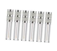GALPADA 6pcs Lip Gloss Containers DIY Refillable Lip Balm Tubes Lightweight Cosmetic Vials Travel Friendly Design for and Usage