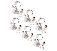 GALPADA 6pcs Metal Guitar Tuning Pegs Silver Color Universal Guitar Tuners Improve Sound Fix Strings Lightweight Instrument Accessories and Beginners