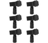GALPADA 6Pcs Microphone Clips Durable Mic Holders Stand for Secure Installation Lightweight Portable Design for Schools Offices Theaters More