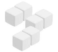 GALPADA 6pcs Mineral Blocks for Crab and Lizard Reptile Habitat, White Mineral Stones for Teeth Grinding and Boosting Immune System, for Lizard Terrariums and Outdoor Activities