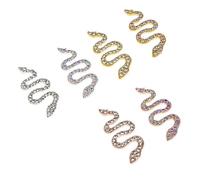 GALPADA 6pcs Nail Decorations for Nail Art with 3D Rhinestone Ornament Convenient to Use Decorative Effect at Home