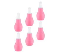GALPADA 6pcs Nasal Aspirator Nose Sucker for Boy Girl Newborn Mucus Suction Cleaner Bulb Syringe for Manual Booger Cleaning at Home