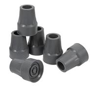 GALPADA 6pcs Non-Slip Rubber Cane Tips Replacement for Walking Sticks Crutches Anti-Slip Crutch Feet Caps Sturdy Gray Accessories for Mobility Aids