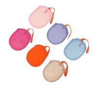 GALPADA 6Pcs Oval Soap Mesh Bags for Shower Foaming Lathering Soap Net Pouch with Drawstring for Men Women Suitable for Travel and Household Use