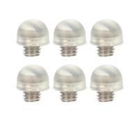 GALPADA 6pcs Pet Scissors Noise Deadener Bumpers, Matte Silencing Accessories for Hairdressing and Grooming Scissor Parts, Portable Pet Hair Cutting Silencers for Quiet Use