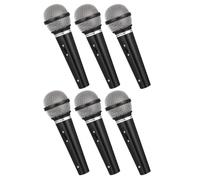 GALPADA 6pcs Plastic Simulation Microphone Prop for Pretend Use Children’s Costume Stage Performance Model Toy