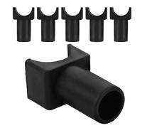 GALPADA 6pcs Plastic Wheelchair Seat Rail Guide for U-Shaped Chair Rail Structures with Enhanced Stability and Reliable Seat Support, Suitable for Homes and Care Facilities