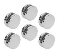 GALPADA 6pcs Pool Towel Clips Designed as Sturdy Iron Mirror Clips Suitable for 4-7mm Thick Glass, Featuring a Modern Style and Strong Support Effect for Bathrooms and Hotels