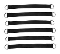 GALPADA 6pcs Portable Pull-up Straps Fitness Training Bands Lightweight Workout Accessories for Grip Strength and Muscle Activation at Home Gym Travel