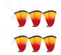 GALPADA 6pcs Realistic Vinyl Parrot Beak Props for Costume Party, Easy to Clean and Reusable Bird Dress up Accessories for Animal Cosplay Mask Fun and Themed Gatherings