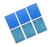 GALPADA 6pcs Realistic Water Ripple for Diorama Miniature Rivers DIY Architectural Model Material with Diverse Patterns Outdoor Micro Landscape Craft Water Effect Paper