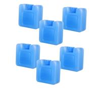 GALPADA 6pcs Reusable Ice Packs for Air Conditioner Fans Cooling Blocks for Backpack Coolers Portable Freezer Blocks for Outdoor Summer Camping and Household Use
