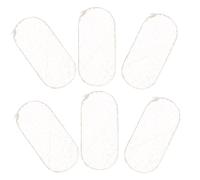 GALPADA 6pcs Sheepskin E-string Protectors Violin Viola Bridge Pads Lightweight Easy Replacement Beige Musical Instrument Supplies for Everyday Use and Performance