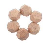 GALPADA 6pcs Sided DIY Craft Blocks for Game Projects Sturdy Graffiti Dice for Exchange Games and Creative Family Activities