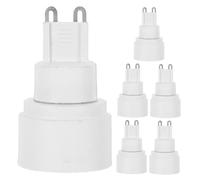 GALPADA 6pcs Socket Adapter Converter Heat Resistant Lamp Holder for Flexible Lighting Conversion Compatible with Bulb Base Holder