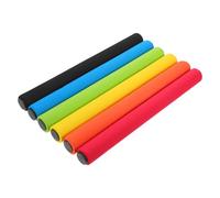 GALPADA 6pcs Sponge Relay Baton with Soft Grip for Running Races Team Sports Sticks for School PE Outdoor Track Events Promotes Safe Athletic Passing and Competition