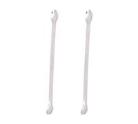 GALPADA 6pcs Stainless Steel Double-Ended Medicine Spoons Sampling Spoons Easy to Clean Silver Lab Utensils for Laboratory Use