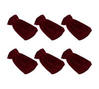 GALPADA 6pcs Velvet Piano Pedal Covers Foot Socks Protective Sleeves for Upright Piano Musical Instruments Accessories