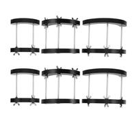 GALPADA 6pcs Violin Body Closing Clamps Plastic Metal Luthier Tools for Cello Viola Repair, Instrument Protection Portable Design, Workshop Violin Gluing Clamp Set
