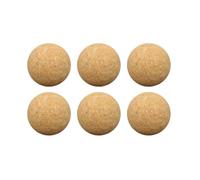 GALPADA 6pcs Wooden Table Soccer Balls Fun Interactive Foot for Standard Foosball Tables for Games Rainy Day Activities