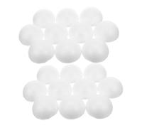 GALPADA 70pcs Foam Half Ball DIY Holiday Crafts Small Foam Half Balls Sphere Decoration White