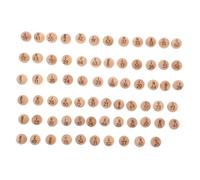 GALPADA 75pcs Solid Wood Numbered Bingo Balls Set Engraved Game Accessories for Family Gatherings Raffles Educational Activities Lightweight and Portable Design