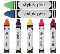 GALPADA 7pcs Capacitive Stylus Pen Set for Phone and Tablet with Lightweight Silicone and Metal Design, Portable Double Ended Pens for Drawing and Writing on Touch Screens
