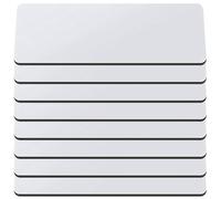 GALPADA 8 Sets Blank Name Pin Badges with Engraving on Density Board for Efficient Identity Management, Suitable for Employees and Volunteers at Exhibitions Or School Events